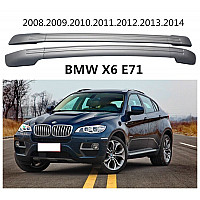 Roof rails silver BMW X6 E71 (2008-2015) _ car / accessories