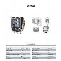 LED additional light 45W (2975Lm) _ car / accessories