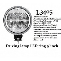 LED additional light 60W _ car / accessories