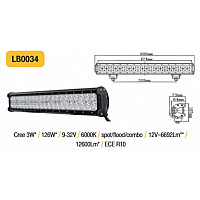 LED lisavalgusti 126W (6692Lm) _ auto / tarvikud