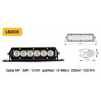 LED additional light 30W (990Lm) _ car / accessories