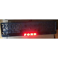 CAR LICENCE PLATE HOLDER WITH BRAKE, STOP LIGHT - FORD _ car / accessories