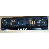 CAR LICENCE PLATE HOLDER WITH BRAKE, STOP LIGHT - LADA _ car / accessories