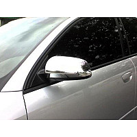 Chrome ABS plastic mirror covers, trim AUDI A4 B6 B7 A6 C6 A3 8P S4 _ car / accessories