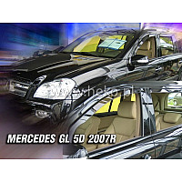 HEKO Ohjaimet / tuulilasi ikkunoihin 4 kpl. MERCEDES-BENZ GL X164 (2007-2013) _ auto / lisävarusteet / tarvikkeet
