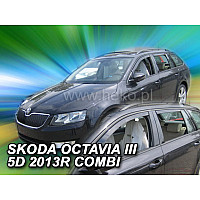 HEKO Ohjaimet / tuulilasi ikkunoihin 4 kpl. SKODA OCTAVIA III 5D (2013-2020) WAGON _ auto / lisävarusteet / tarvikkeet