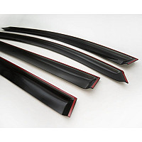 Adhesive windshield / Deflector 4 pcs. black HYUNDAI TERRACAN _ car / accessories