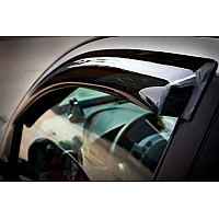 Adhesive windshield / Deflector 2 pcs. black CHRYSLER VOYAGER 2008+  _ car / accessories