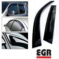 EGR Ohjaimet / tuulilasi ikkunoihin 4 kpl. musta maali Nissan Juke _ auto / lisävarusteet / tarvikkeet