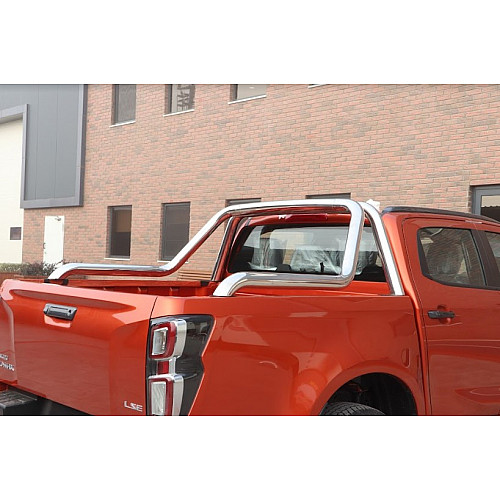 Ruostumaton teräs rollbar, lavakaari pickup CANYON CHROME Ø 76x1,5mm ISUZU D-MAX 2019+ _ auto / lisävarusteet / tarvikkeet