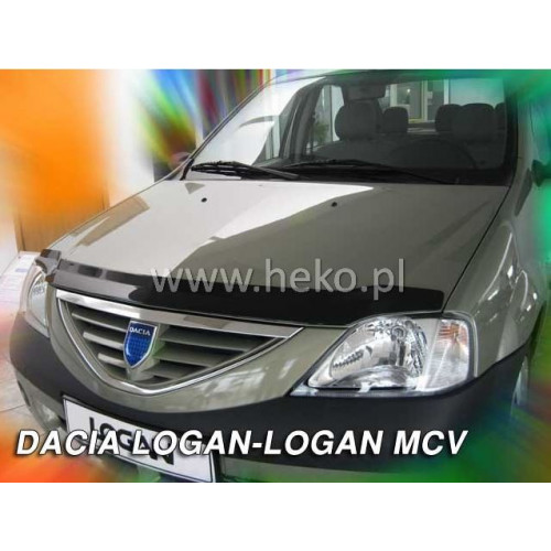 HEKO Hood deflector black color DACIA LOGAN (2004-2013), LOGAN MCV (2007-2013) _ car / accessories