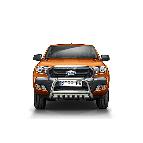 Sertifioitu EU suojalista etupuskuriin, valorauta FORD RANGER (2012-2016-2019) _ auto / lisävarusteet / tarvikkeet