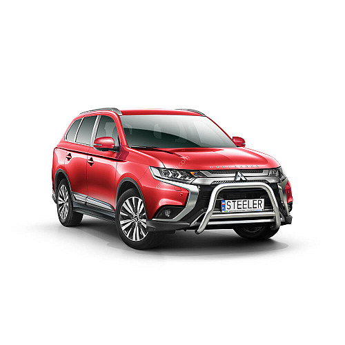 Sertifioitu EU suojalista etupuskuriin, valorauta MITSUBISHI OUTLANDER 2018+ _ auto / lisävarusteet / tarvikkeet