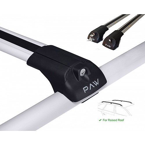 Car roof rack on manufacturer rails - PAW V1 with lock _ car / accessories