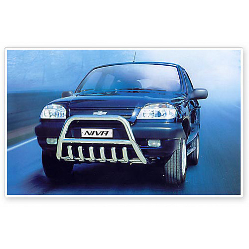 Front bumper guard / Bullbar CHEVROLET NIVA 2003> _ car / accessories