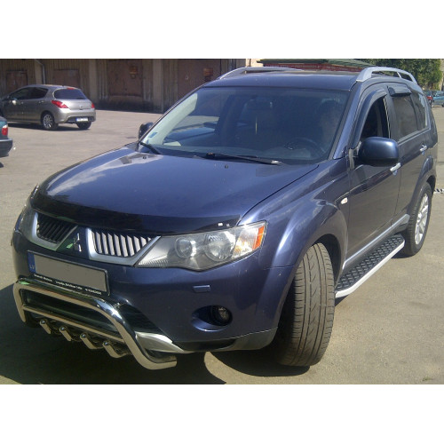 Front bumper guard / Bullbar MITSUBISHI OUTLANDER (2007-2012) _ car ...