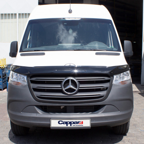 Musta hupun suojus deflektori, Ohjaimet MERCEDES BENZ SPRINTER 2018+ _ auto / lisävarusteet / tarvikkeet