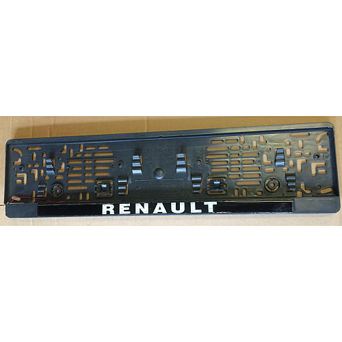 Numbrimärgi raam / Auto numbrimärgi hoidik, piduritule signaaliga - RENAULT _ auto / tarvikud