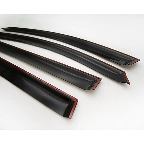 Adhesive windshield / Deflector 4 pcs. black HYUNDAI TERRACAN _ car / accessories