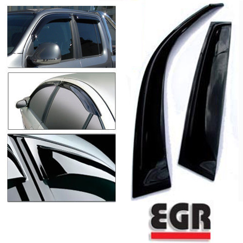 EGR Priekiniai stiklai / langų deflektoriai 4 gb. juoda spalva Hyundai IX35 2010- _ auto / priedai / aksesuarai