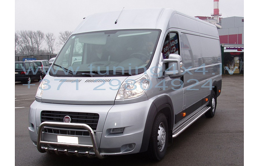 Fiat Ducato EU кенгурятник с защитой, 70 mm